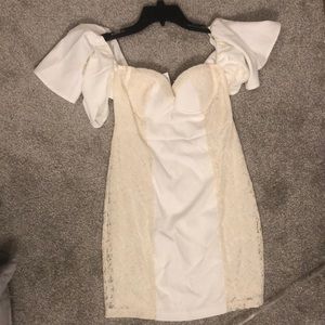 Fashion Nova White lace dress